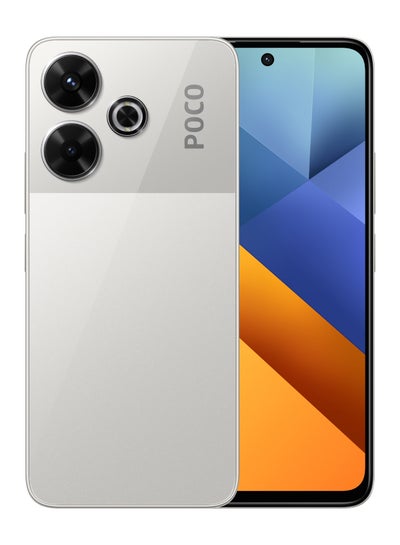 Buy POCO M6 Dual SIM Silver 6GB RAM 128GB 4G - Global Version in UAE