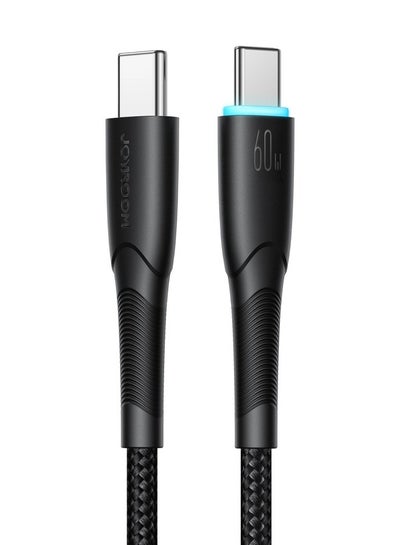 اشتري Joyroom Starry Series SA32-CC3 USB-C / USB-C cable 60W 1m - Black في مصر