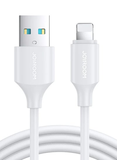 Buy S-Ul012A9 2.4A Usb-A To Lightning Fast Charging Data Cable With 1M Length - White in Egypt