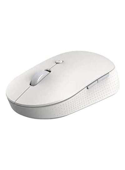 Buy Dual Mode Wireless Mouse Silent Edition White White in Saudi Arabia