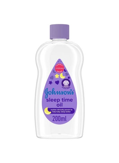 اشتري Johnson's Sleep Time Baby Oil - 200 ml في مصر