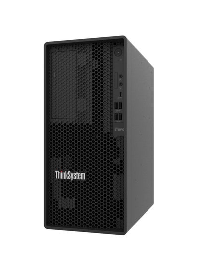 Buy ThinkSystem ST50 V2 Server, Intel Xeon E-2356G 6C 80W 3.2G Processor, 16GB RAM, 4TB HDD, SW Raid, DVD-RW, 500W Power Supply | 7D8JA00FEA Black in UAE