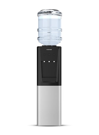 اشتري Top & Bottom Loading Water Dispenser, Hot, Cold And Normal Water 3 Taps, Floor Standing, Made With SUS 304 Tank And Food-Grade Silicone Gel Tube, Child Lock KR-WDTBL 3TW Black في الامارات