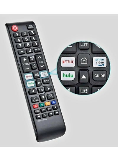 اشتري Newest Universal Remote Control For All TV Remote Compatible All Smart LED QLED UHD SUHD HDR LCD Frame Curved Solar HDTV 4K 8K 3D TVs BN59-01315A Black في الامارات