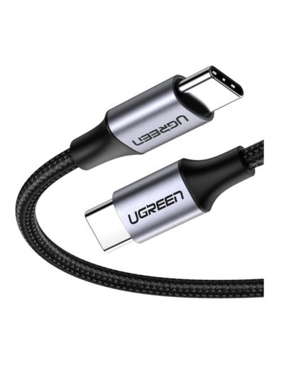 اشتري USB 3.1 Type C Male To Type C Male Cable Nickel Plating Aluminum Shell 1.5m Grey في مصر