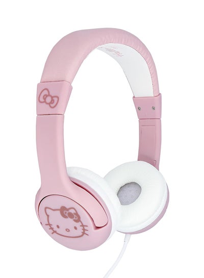 Buy OTL Hello Kitty Children's Wired Headphones in Pink with Rose Gold in UAE