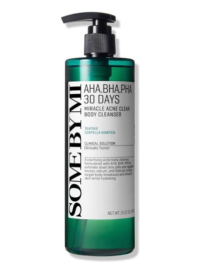 Buy AHA-BHA-PHA 30 Days Miracle Acne Clear Body Cleanser 400grams in UAE