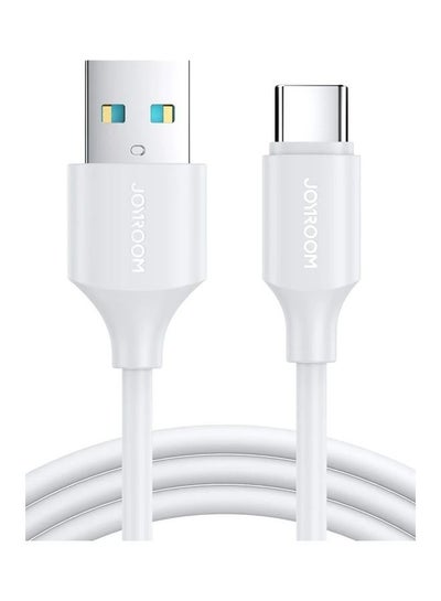 اشتري S-UC027A9 3A USB-A To Type-C Fast Charging Data Cable With 2M Length - White في مصر