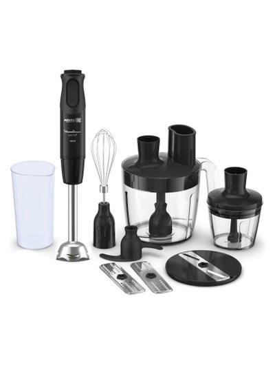 Buy Optichef Hand Blender, 1000 Watts, 20 Functions, 3 L Food Processor, 500 ML Chopper - DD6553EG Black in Egypt