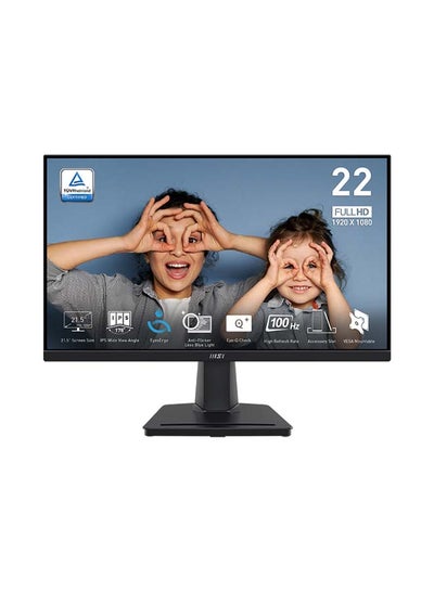 Buy Pro MP225 Business Productivity Monitor, 21.5" FHD IPS Display, 100Hz Refresh Rate, 1ms (MPRT) Response Time, Adaptive Sync Technology, 16.7m Display Colors, Black | 9S6-3PC6CM-007 Black in Egypt