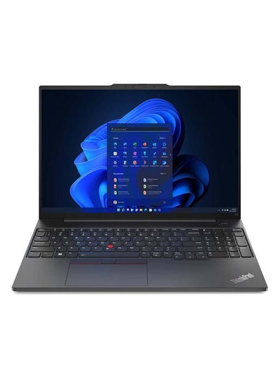 Buy ThinkPad E16 GEN1 (21JN0016GP) Laptop With 16-Inch Display, Core-i5-1335U Processor/8GB RAM/512GB SSD/Windows 11 Pro/Intel Iris Xe Graphics English Black in UAE