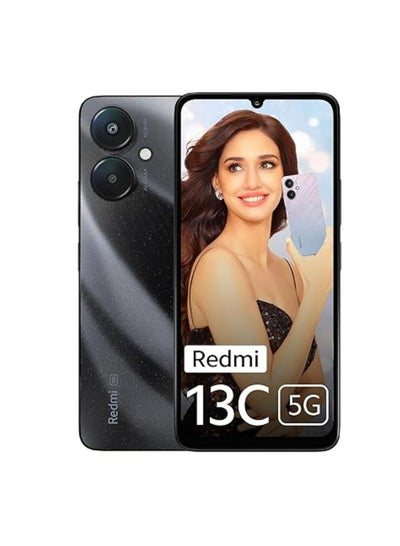 Buy Redmi 13C 5G (6GB RAM, 128GB Storage)| MediaTek Dimensity 6100+ 5G | 90Hz Display Starlight Black in UAE