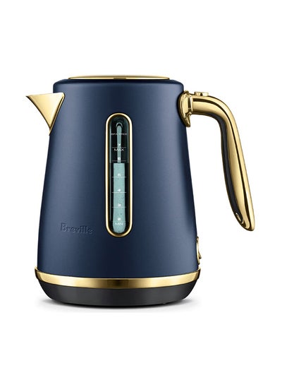 Buy Soft Top Luxe Brass Kettle 1.7 L 2400 W BKE735DBB2IAN1/AU Damson Blue in UAE