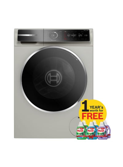 اشتري Front Load Washing Machine,1400 RPM, Made In Germany + Free 12 x 1 Liter Of Persil Detergent 9 kg 2300 W WGB2440XGC Silver Inox في الامارات