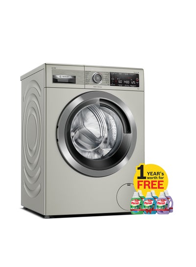 اشتري Front Load Washing Machine, 1400 RPM, Made In Germany + Free 12 x 1 Liter Of Persil Detergent 9 kg 2300 W WAV28KHXGC Silver في الامارات