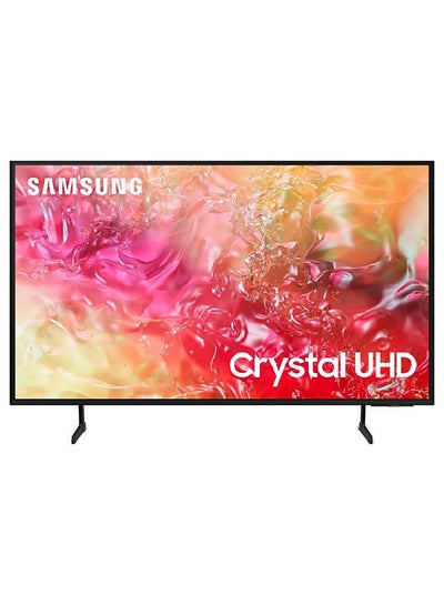 Buy 75 inch 4K Upscaling LED HDR Smart TV, Crystal UHD, PurColor, Samsung Tizen OS, Q-Symphony, 2 Years Warranty (2024 Model - KSA Version) - UA75DU7000UXSA Black in UAE