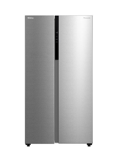 Buy Side By Side Refrigerator 13.7Cuft Freezer 7.1Cuft Inverter NR-BS780MSSA Silver in UAE