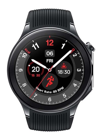 اشتري Watch 2 Google WearOS Screen Size 1.43 Black Steel في مصر