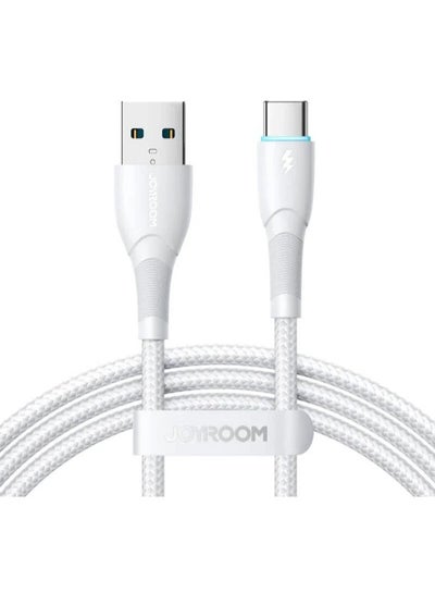 Buy SA32-AC3 Starry 3A USB to USB-C Cable, 1M - White in Egypt