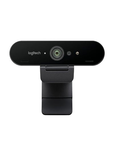 اشتري Brio Stream Webcam, Ultra HD 4K Streaming Edition, 1080p/60fps Hyper-Fast Streaming, Wide Adjustable Field of View for Gaming, Works with Skype, Zoom, Xsplit, Youtube, PC/Xbox/Laptop - Black Black في الامارات