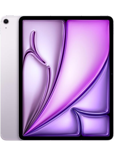 Buy iPad Air 2024 (6th Generation) M2 13-Inch 256GB Purple Wi-Fi - Middle East Version in Saudi Arabia