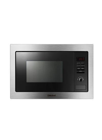 Buy Built-in Oven, 25 Liters Capacity, Stainless Steel Frame, Digital Control, Red LED Display, Child Safety Lock, Quick Start, 10 Auto Menus NMO25BI Silver 25 L 1450 W NMO25BI Stainless Steel in UAE