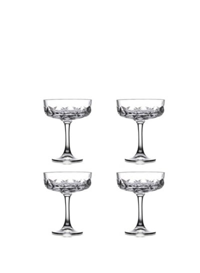 اشتري Pasabahce Estrella Cocktail Cup-235ml Set of 4 Cups-Turkey Made clear في مصر