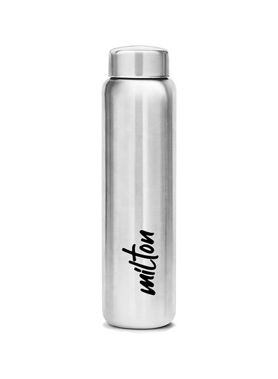 Buy Aqua 1000 Stainless Steel Water Bottle, 950 ml, Silver | Leak Proof | Office Bottle | Gym Bottle | Home | Kitchen | Hiking | Treking Bottle | Travel Bottle Silver in UAE