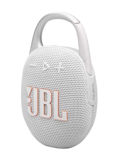 Buy Clip 5-Portable Waterproof Speaker White in Saudi Arabia