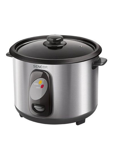 Buy Rice Cooker With Glass Lid Stainless Steel Body 1 L 400 W SRM-1000SS Stainless in Saudi Arabia