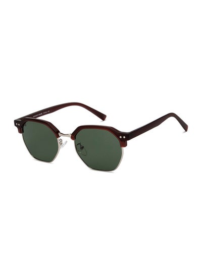 Buy Unisex Polarized Clubmaster Sunglasses VC S16341 in UAE