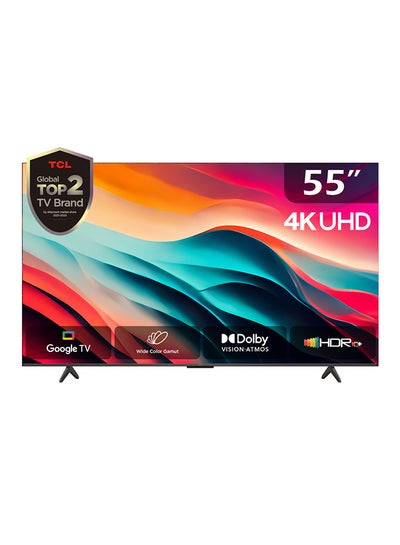 Buy 55-Inch 4K WCG UHD HDR10+ Google TV And Native 120HZ Refresh Rate Dolby Vision & Sound  - 55P79B Brushed Titanium in Saudi Arabia