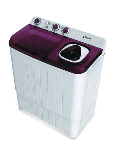 اشتري Semi Automatic Washing Machine With Twin Tub 7 kg 510 W CK638 White في السعودية