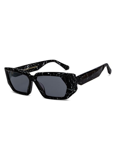 Buy Full Rim Rectangular Stylish & Premium Sunglasses 100% UV Protected Unisex Extra Wide JJ S16392 in UAE