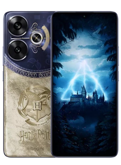 اشتري Redmi Turbo 3 Smartphone - Harry Potter Edition, 16GB RAM + 512GB Storage, 5000mAh Battery, Dolby Vision, Sony LYT-600 Sensor, 50MP Main Camera, f/1.59 Large Aperture, OIS, EIS, AI Algorithm Assistance, 20MP Front Camera, 8MP Ultra Wide Angle (Chinese Version) في الامارات