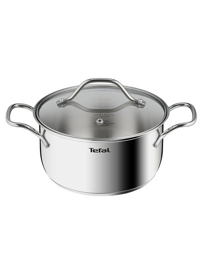 اشتري Intuition 20 cm Casserole, Premium Stainless Steel 18/10, 2.9 L, Induction, B8644474 Stainless Steel 20cm في الامارات