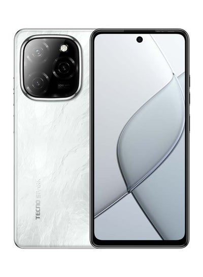 Buy Spark 20 Pro 5G Dual SIM Glossy White 8GB RAM 256GB - Middle East Version in Saudi Arabia