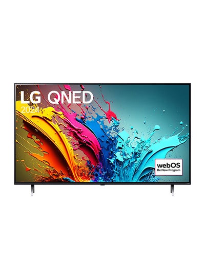 Buy 75 Inch LG QNED QNED86 4K Smart TV AI Magic remote HDR10 webOS24 (2024) 120HZ, Built in receiver - 75QNED86T6A.AMVE Black in UAE