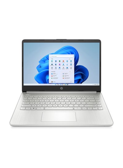 Buy 14s-dq5030ne Laptop With 14-Inch Display, Core i3-1215U Processor/8GB RAM/256GB SSD/Intel UHD Graphics/Windows 11 Home English/Arabic Natural Silver in Saudi Arabia