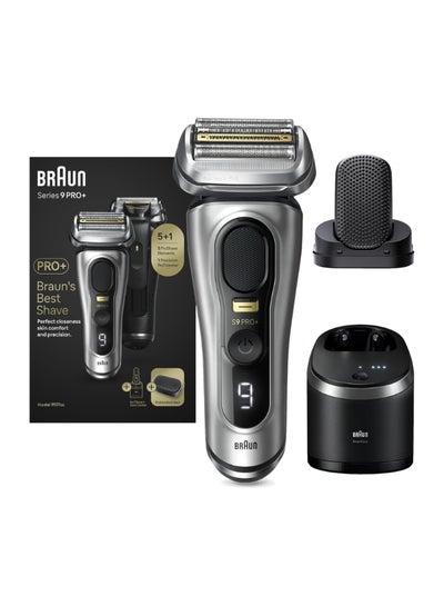 Buy Series 9 Pro+ Electric Shaver, Wet And Dry With 6-In-1 Smartcare Center And Procomfort Head Silver in UAE