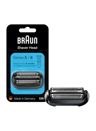 Buy Series 5, Cassette Electric Shaver Head Replacement, Series 5 And 6 Shaver Metal / Black in UAE