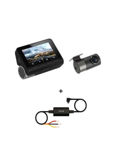 Buy A800s 4K Dash Cam Front And Rear Built-In GPS WiFi With Hardwire Kit Cable in Saudi Arabia