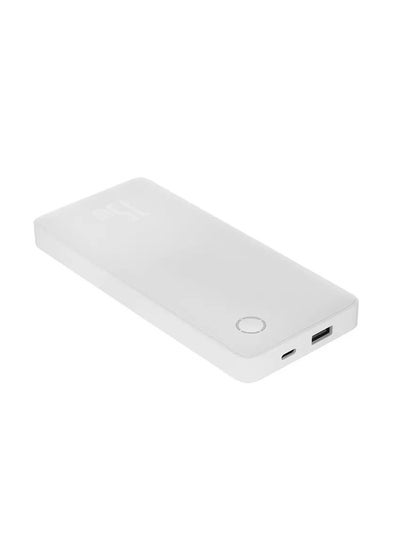 Buy 10000 mAh Airpow Lite Power Bank 15W Moon White in Saudi Arabia