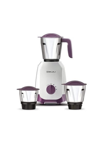 Buy New 750W Mixer Grinder with Centrifugal Juicer, 3 Jars for Liquidizing, Wet & Dry Grinding, High-Performance Motor, Stainless Steel Blades | Easy & Efficient Juicing 2.9 L 750 W Ninja Series White/Purple in UAE