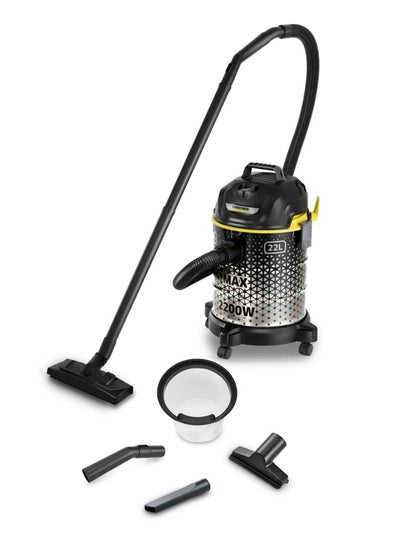 Buy Drum Vacuum Cleaner Dvac 2200W, Convienient, Dyanmic Design, 8 Accessories Included 22 L 2200 W DVAC 2200 *AE Black in UAE