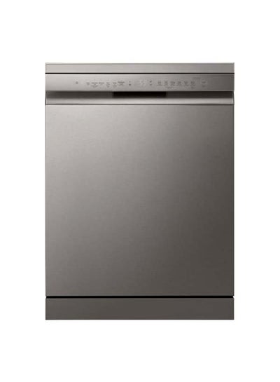 Buy Dishwasher 14 Place Setting 9 Programs Dual Zone Wash Platinum 9.9 L DFC415FPE Silver in Saudi Arabia