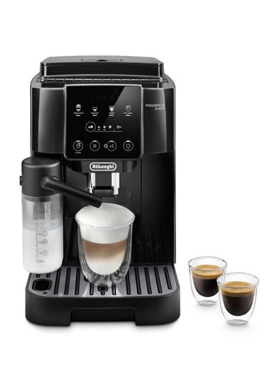 Buy Coffee Machine Magnifica Start Fully Automatic Bean to Cup Coffee Machine, 6+ Functions, Ideal for Espresso, Americano, Cappuccino, Latte, Macchiato & Many More Coffee Recipes 1.8 L 1450 W ECAM220.60.B White in UAE