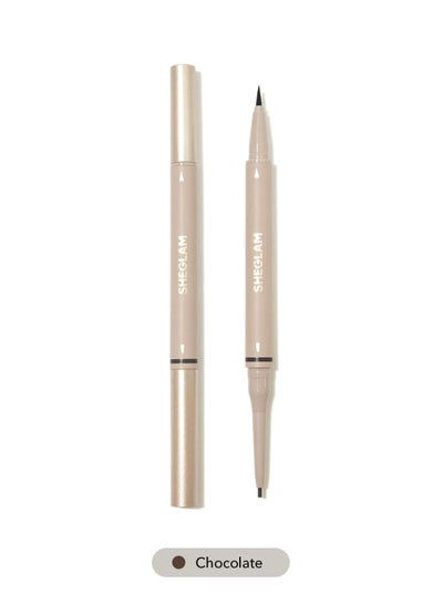 Buy Brows On Demand 2-In-1 Brow Pencil Chocolate in Saudi Arabia