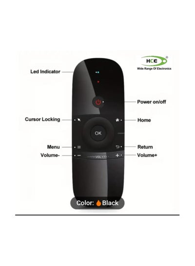 Buy W1 Air Mouse 2.4G Wireless Remote Control Keyboard IR Remote Learning 6 Axis Motion Sensor For Android Set Top Box, Smart TV, Projector And Computer in Egypt