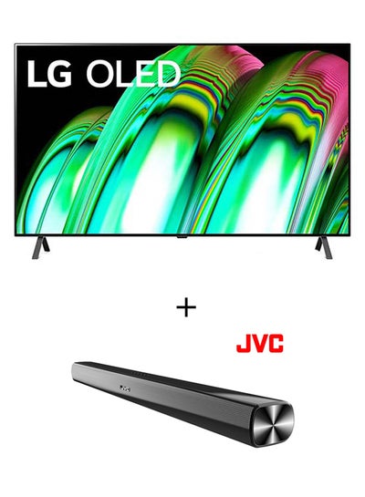 Buy 65 Inch TV With 4K Active HDR Cinema Screen Design From The A2 Series + 2.0CH Soundbar Plus Bluetooth, Usb, Fm Radio With 600W PMPO OLED65A26LA+TH-N322B Black in UAE